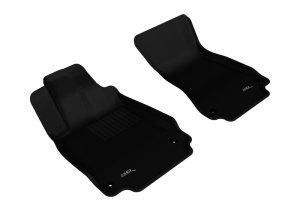 Audi RS7 Floor Mat Set - Front - 3D MAXpider - Kagu Series with Carbon Fiber Embossed Pattern - Black - `12-`18 Audi RS7 Floor Mat Set - Front - 3D MAXpider - Kagu Series with Carbon Fiber Embossed Pattern - Black - `12-`18